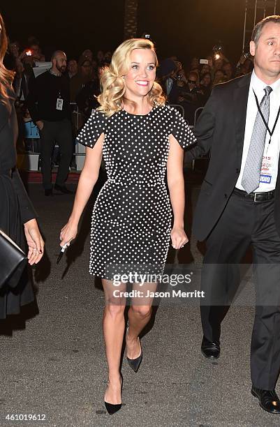 Actress Reese Witherspoon attends the 26th Annual Palm Springs International Film Festival Awards Gala at Palm Springs Convention Center on January...