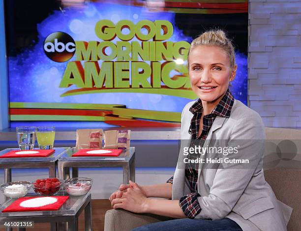 Cameron Diaz is a guest on "Good Morning America," 1/6/14, airing on the Walt Disney Television via Getty Images Television Network. CAMERON DIAZ