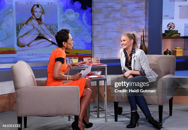 Cameron Diaz is a guest on "Good Morning America," 1/6/14, airing on the Walt Disney Television via Getty Images Television Network. ROBIN ROBERTS,...