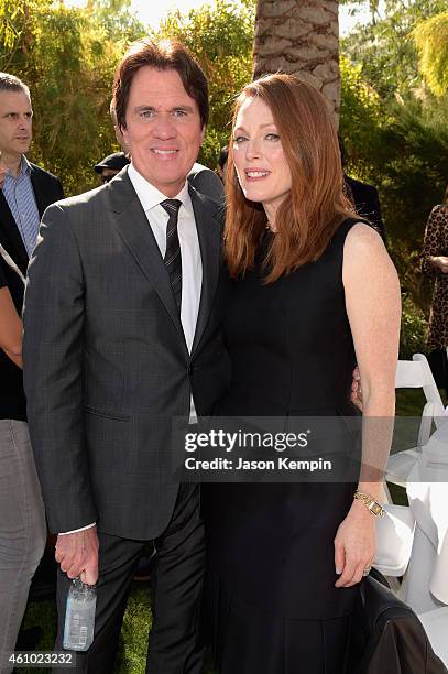 Honoree Rob Marshall and actress Julianne Moore attend Variety's Creative Impact Awards and "10 Directors To Watch" brunch presented by Mercedes Benz...