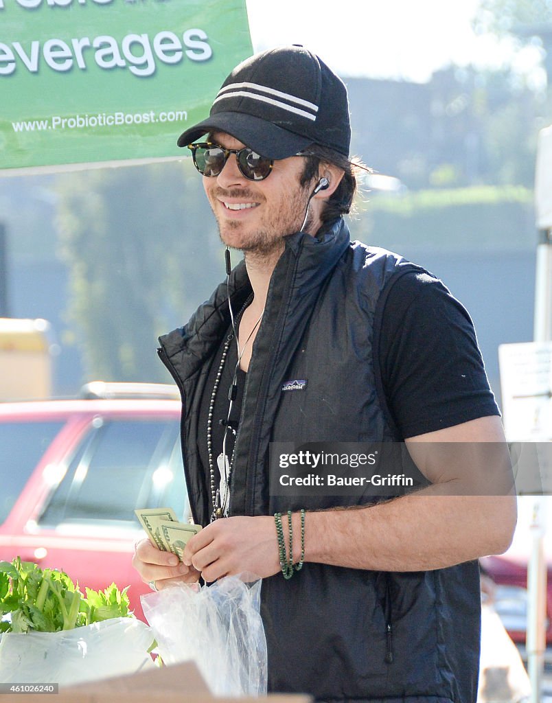 Celebrity Sightings In Los Angeles - January 04, 2015