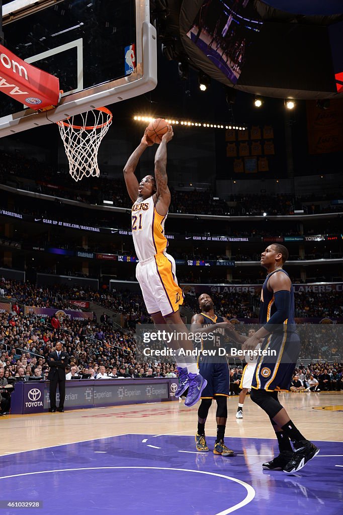 Indiana Pacers v Los Angeles Lakers