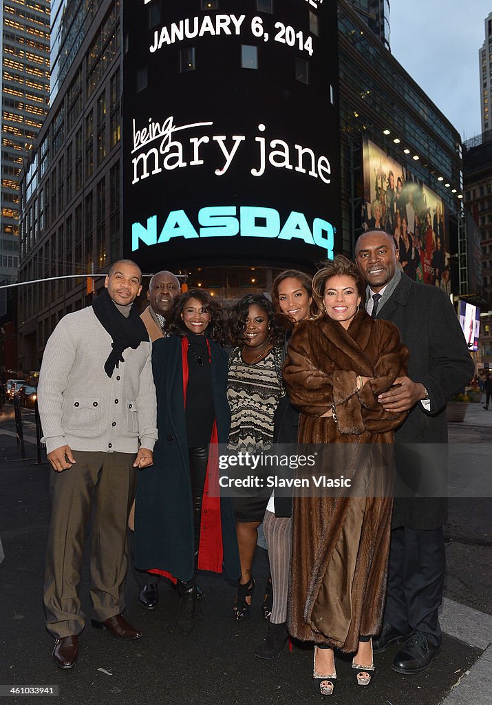 "Being Mary Jane" Cast Ring NASDAQ Closing Bell