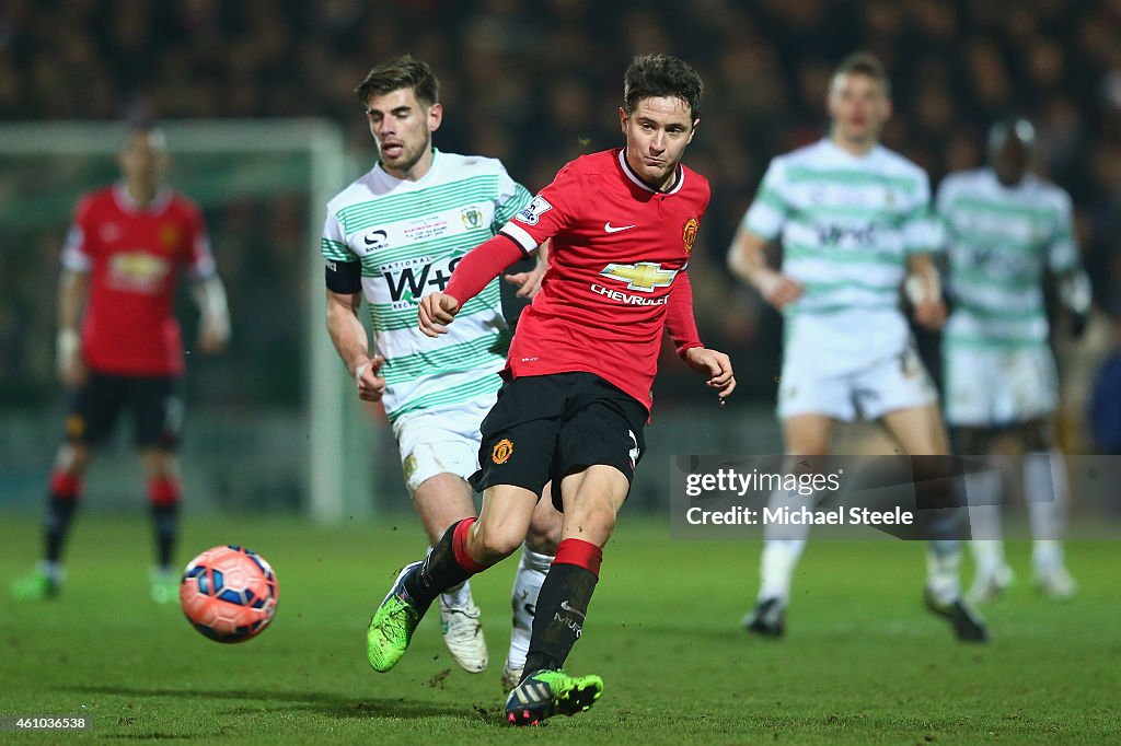 Yeovil Town v Manchester United - FA Cup Third Round