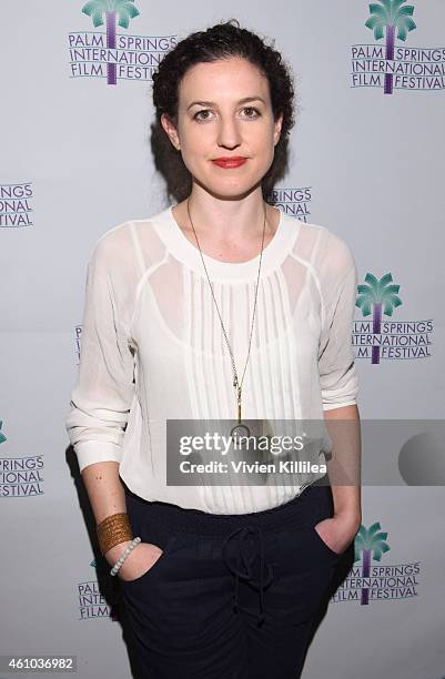 Director Kate Barker-Froyland attends a screening of "Song One" at the 26th Annual Palm Springs International Film Festival Film - Day 3 Film...