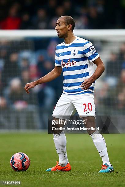 Karl Henry of QPR in action during the FA Cup Third Round match between Queens Park Rangers and Sheffield United at Loftus Road on January 4, 2015 in...