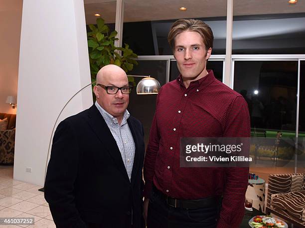 Founder and President of Mahler Enterprises, Inc. Peter Mahler and actor Grafton Doyle attend the 26th Annual Palm Springs International Film...