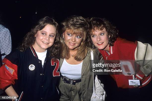 Actress Dana Hill, actress Jill Whelan and actress Mary Beth McDonough attend the Young Artists United's One-Year Anniversary Celebration on April...