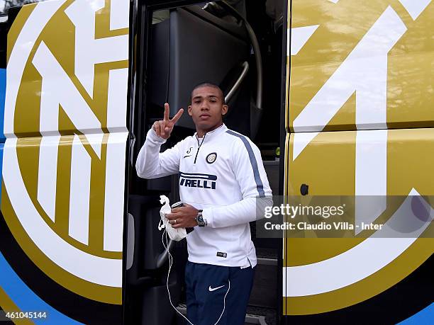 Juan Jesus after the FC Internazionale Training Session at Appiano Gentile on January 05, 2015 in Como, Italy.