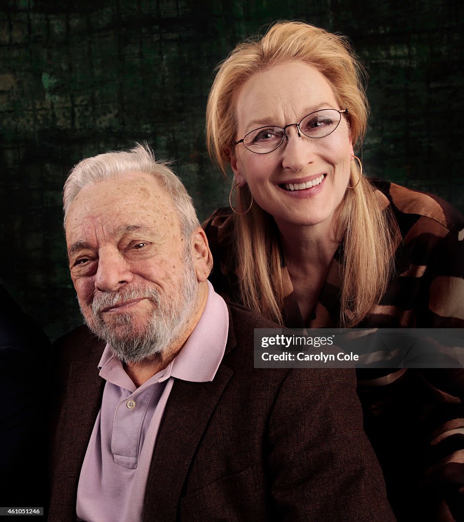 Rob Marshall, Meryl Streep, Stephen Sondheim, LA Times, December 13, 2014