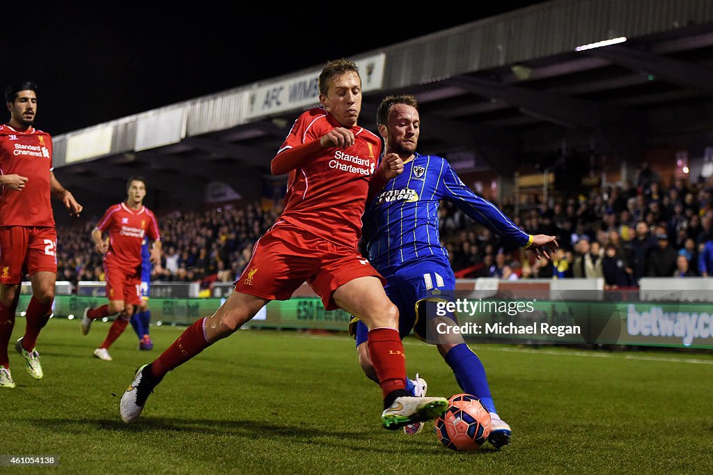 AFC Wimbledon v Liverpool - FA Cup Third Round