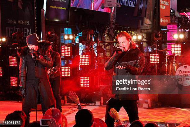 Ryan Seacrest leads the traditional countdown to midnight, live from Times Square in New York City on DICK CLARK'S NEW YEAR'S ROCKIN' EVE 2015 WITH...