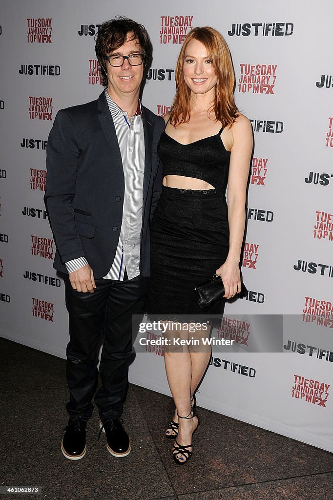 Premiere Screening Of FX's "Justified" Season 5 - Red Carpet