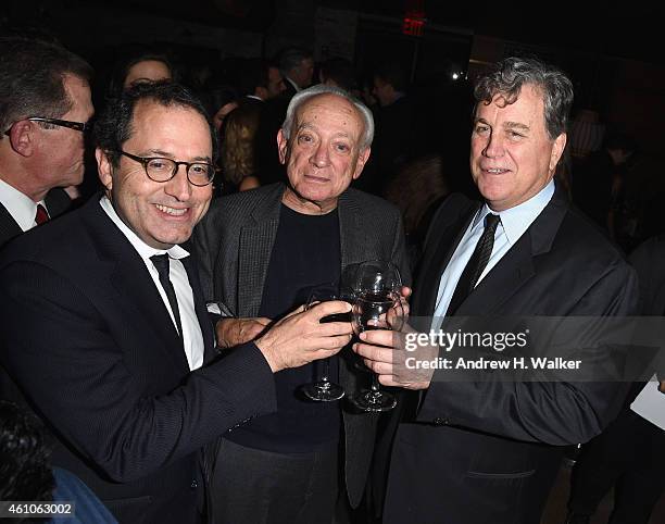 Co-President and Co-Founder of Sony Pictures Classics Michael Barker, film critic Joe Morgenstern and Co-founder of Sony Pictures Classics Tom...