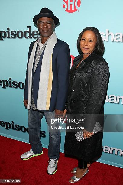 Glynn Turman and Jo-Ann Allen attend the Showtime celebration of the all-new seasons of 'Shameless,' 'House Of Lies' And 'Episodes' at Cecconi's...