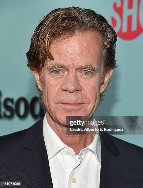 Actor William H. Macy arrives to Showtime's Celebration of All-New Seasons Of "Shameless," "House Of Lies" And "Episodes" at Cecconi's Restaurant on...