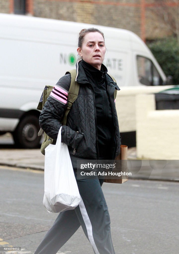 London Celebrity Sightings -  January 5, 2015