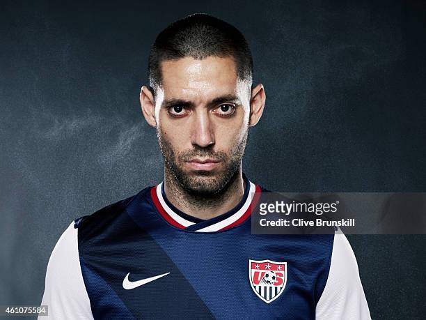 Footballer Clint Dempsey is photographed on December 17, 2013 in London, England.