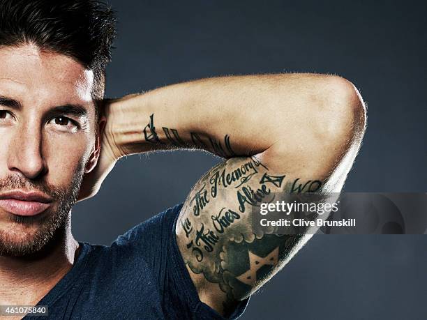 Footballer Sergio Ramos is photographed on August 23, 2013 in London, England.