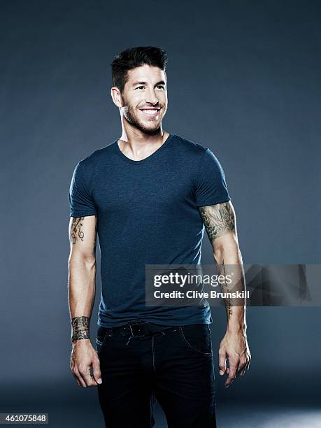 Footballer Sergio Ramos is photographed on August 23, 2013 in London, England.