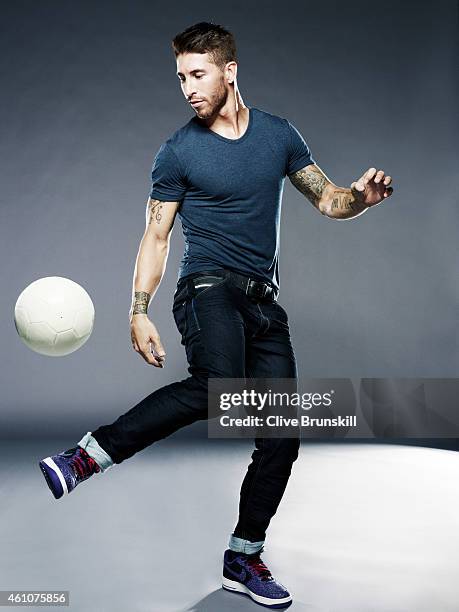 Footballer Sergio Ramos is photographed on August 23, 2013 in London, England.