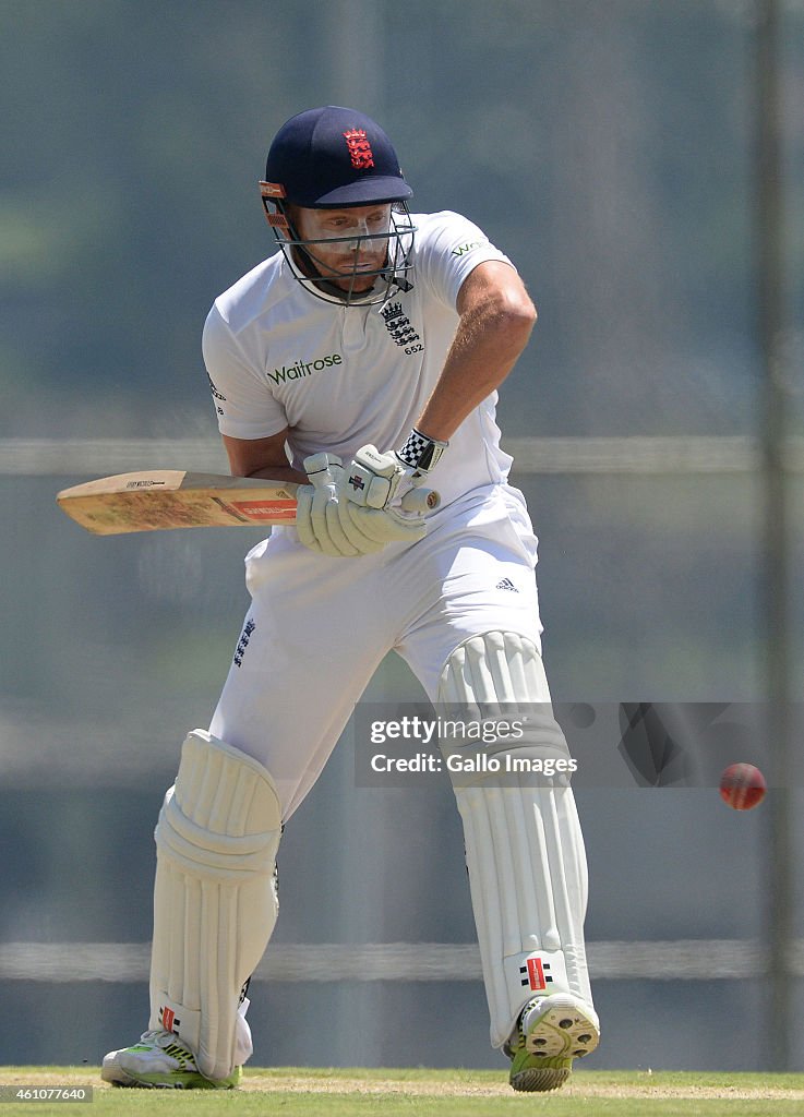 England A v Gauteng invitational XI: Day 2