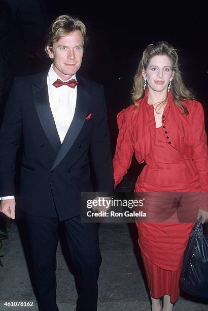 Actor William R. Moses and actress Tracy Nelson attend the National Organization for Women's 20th Anniversary Celebration on December 1, 1986 at the...