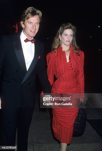Actor William R. Moses and actress Tracy Nelson attend the National Organization for Women's 20th Anniversary Celebration on December 1, 1986 at the...