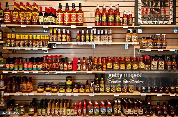 Hot sauce specialty shop.