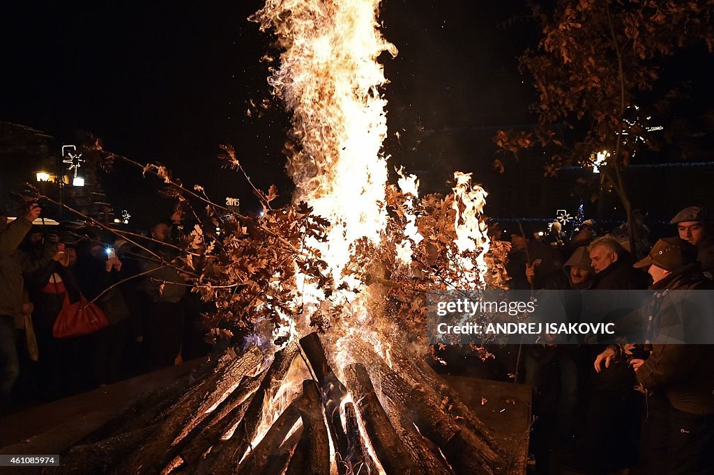 SERBIA-RELIGION-ORTHODOX-CHRISTMAS-FEATURE