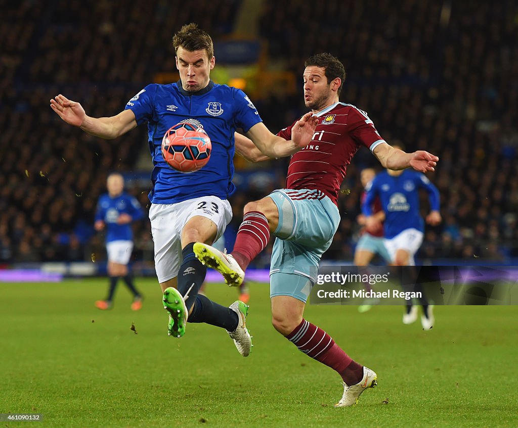 Everton v West Ham United - FA Cup Third Round