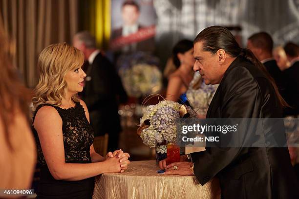 Episode 701 -- Pictured: Amy Poehler as Leslie Knope, Jonathan Joss as Ken Hotate -- Photo by: