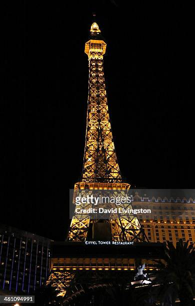The Las Vegas Strip at night is seen on December 28, 2013 in Las Vegas, Nevada.
