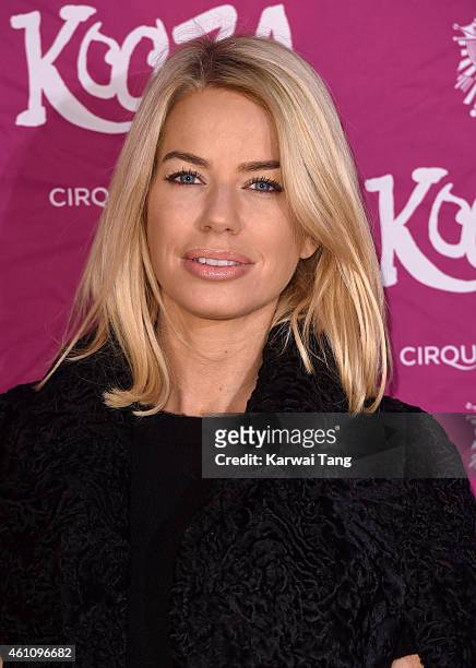 Caroline Stanbury attends the VIP performance of "Kooza" by Cirque Du Soleil at Royal Albert Hall on January 6, 2015 in London, England.