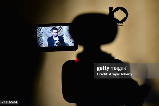 Xavier Dolan attends the Film Independent at LACMA screening and Q&A of "Mommy" at Bing Theatre At LACMA on January 6, 2015 in Los Angeles,...