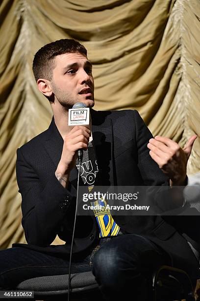 Xavier Dolan attends the Film Independent at LACMA screening and Q&A of "Mommy" at Bing Theatre At LACMA on January 6, 2015 in Los Angeles,...