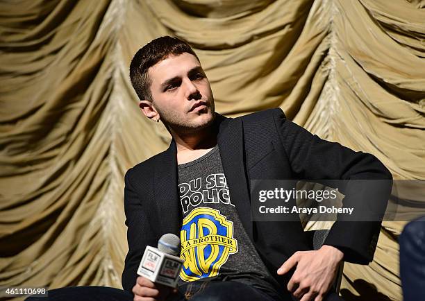 Xavier Dolan attends the Film Independent at LACMA screening and Q&A of "Mommy" at Bing Theatre At LACMA on January 6, 2015 in Los Angeles,...