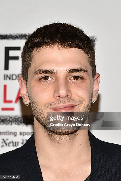 Xavier Dolan attends the Film Independent at LACMA screening and Q&A of "Mommy" at Bing Theatre At LACMA on January 6, 2015 in Los Angeles,...