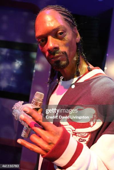 A wax figure of rapper/actor Snoop Dogg is displayed at Madame... News ...