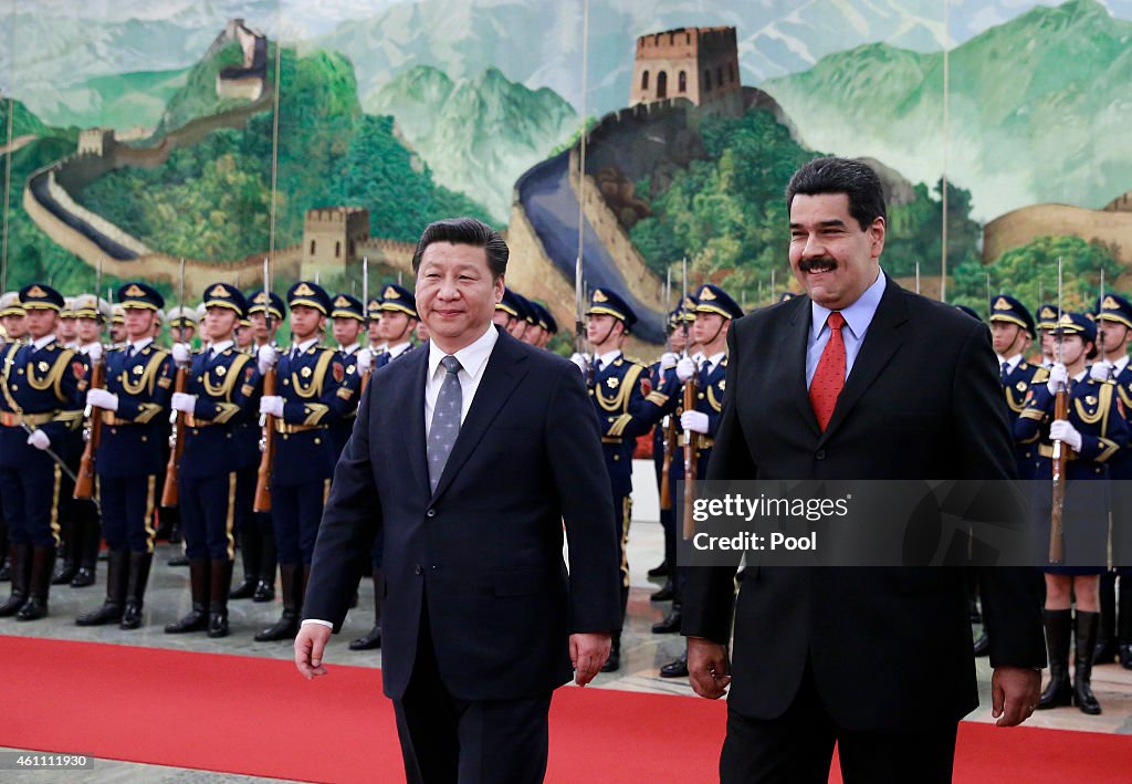 Venezuelan President Nicolas Maduro Meets With Chinese Counterpart Xi Jinping