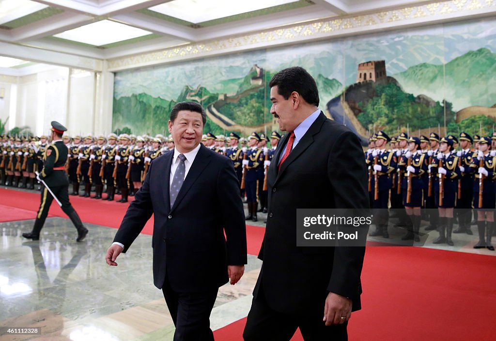 Venezuelan President Nicolas Maduro Meets With Chinese Counterpart Xi Jinping