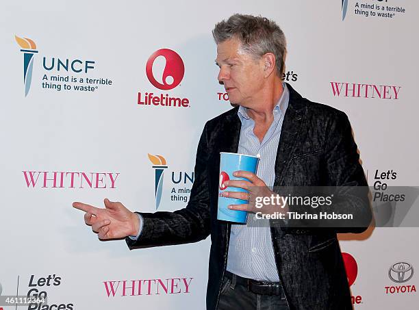 David Foster attends the world premiere of Lifetime's 'Whitney' at The Paley Center for Media on January 6, 2015 in Beverly Hills, California.