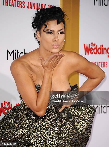 Laura Govan attends the premiere of "The Wedding Ringer" at TCL Chinese Theatre on January 6, 2015 in Hollywood, California.