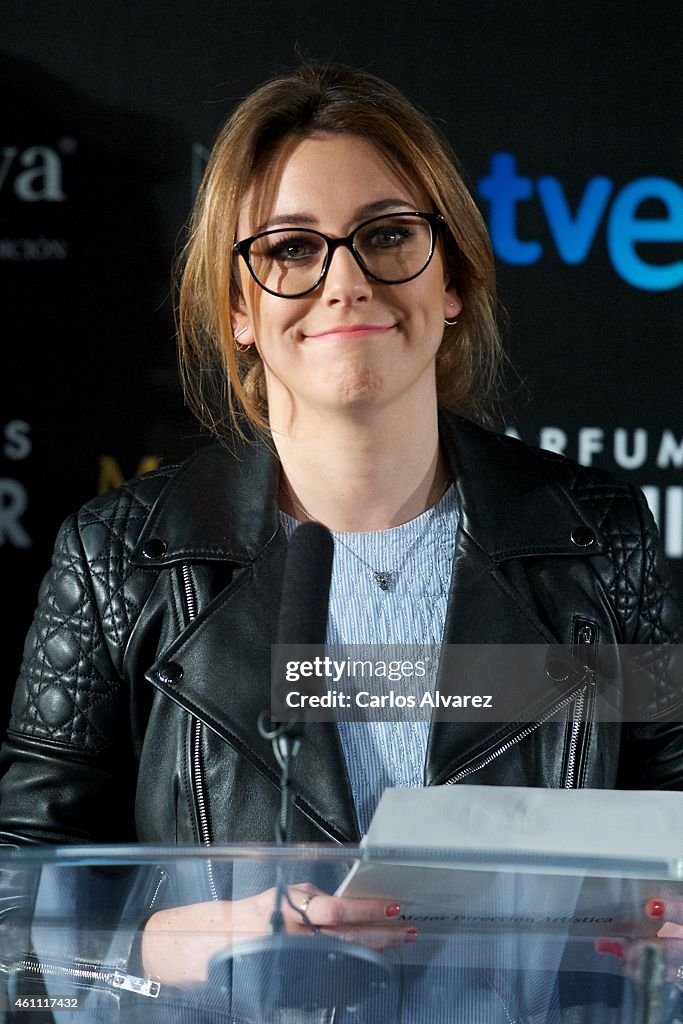 Goya Awards Candidates Press Conference 2015 in Madrid