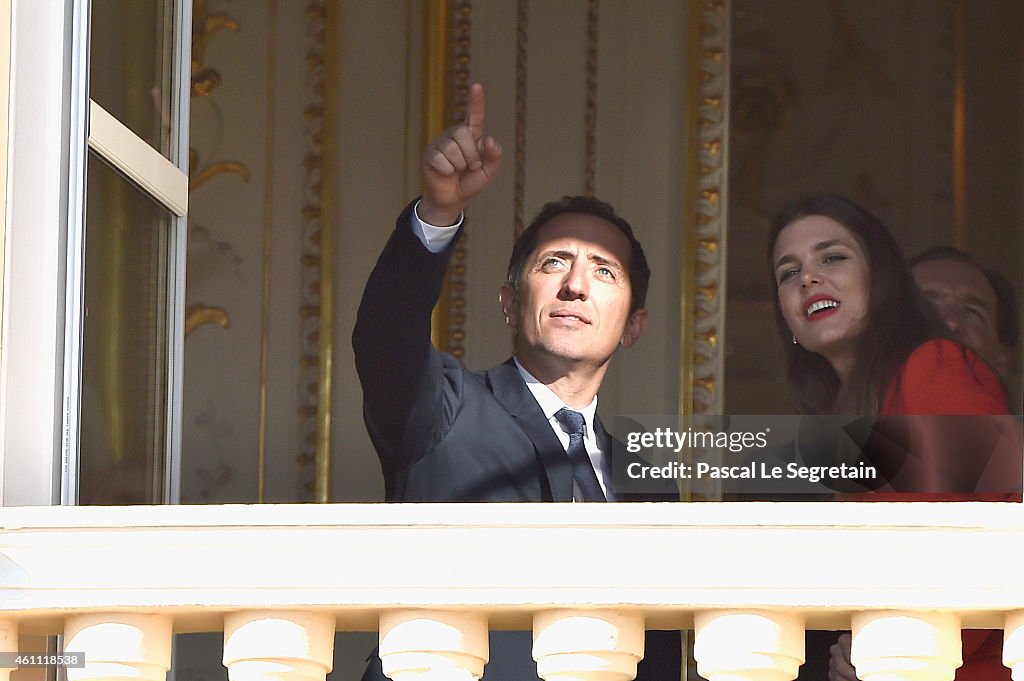 Official Presentation Of The Monaco Twins : Princess Gabriella of Monaco  And Prince Jacques of Monaco At The Palace Balcony