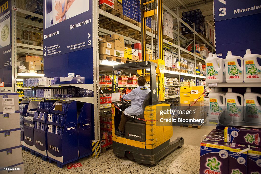 Retail Operations Inside A Metro AG Cash And Carry Wholesale Store