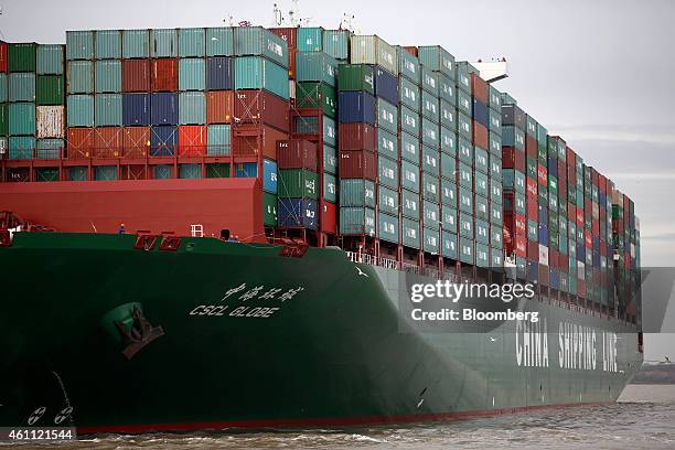 Cscl Container 95 China Shipping Container Lines Co Ltd Photos & High Res Pictures ...