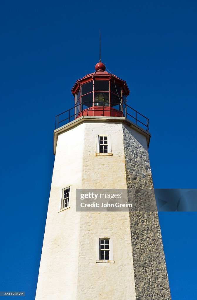 Sandy Hook Lighthouse. Oldest working lighthouse in the...