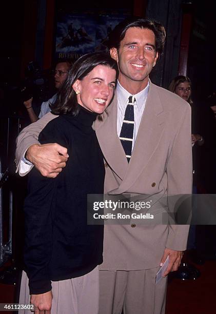 Actor Matt McCoy and wife Mary attend "The River Wild" Hollywood Premiere on September 25, 1994 at the Mann's Chinese Theatre in Hollywood,...
