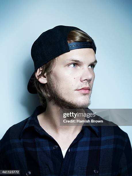 Music producer and Dj Avicii is photographed for ES magazine on January 21, 2014 in London, England.